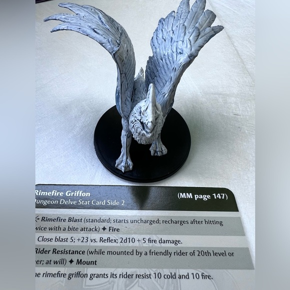DnD Monster Minitures Manual Lengendary Evils REMORHAZ, RIMEFIRE GRIFFON+ 3 more - Picture 5 of 16